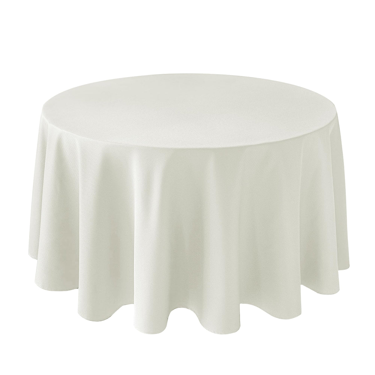 Textured Square Tablecloth-Fabric Spillproof Table Cloths-Natural 54x54"