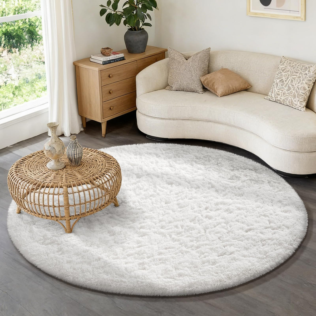 Ophanie Small Rug Upgrade Non Slip Throw Bedside Area Rugs, Fluffy Soft Grey Mini Bedroom Carpet, Affordable Door Entryway Indoor Inside Front Entrance Dog 2x3 Mat, Home Decor Aesthetic, Nursery