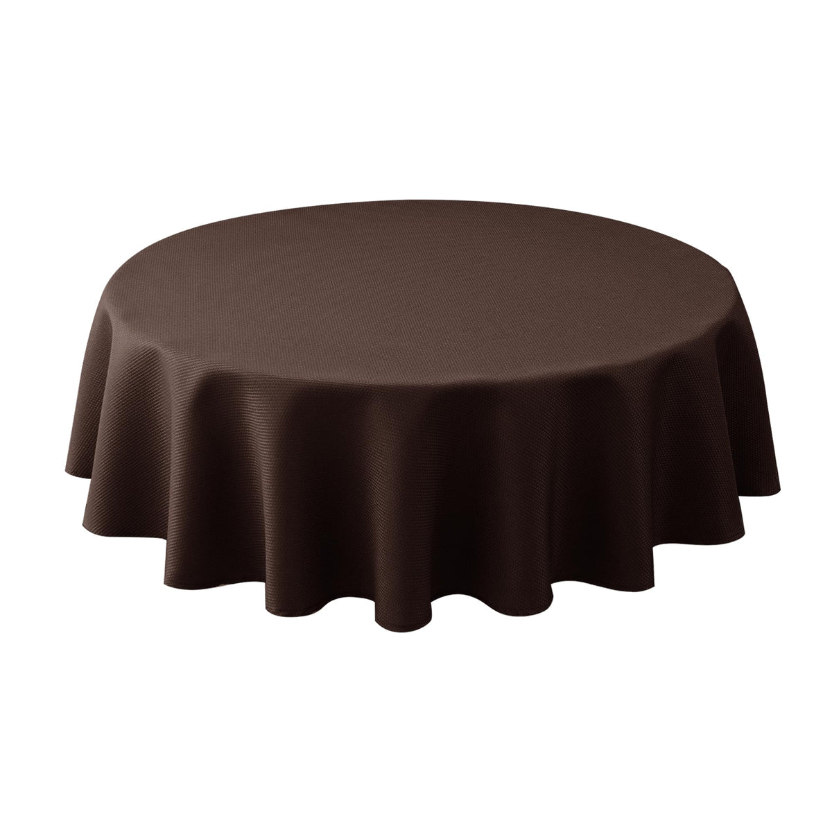Textured Square Tablecloth-Fabric Spillproof Table Cloths-Natural 54x54"