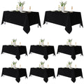 Fitable 6 Pack White Table Cloths 70x120 Inch for 6-8 Ft Rectangle Tables