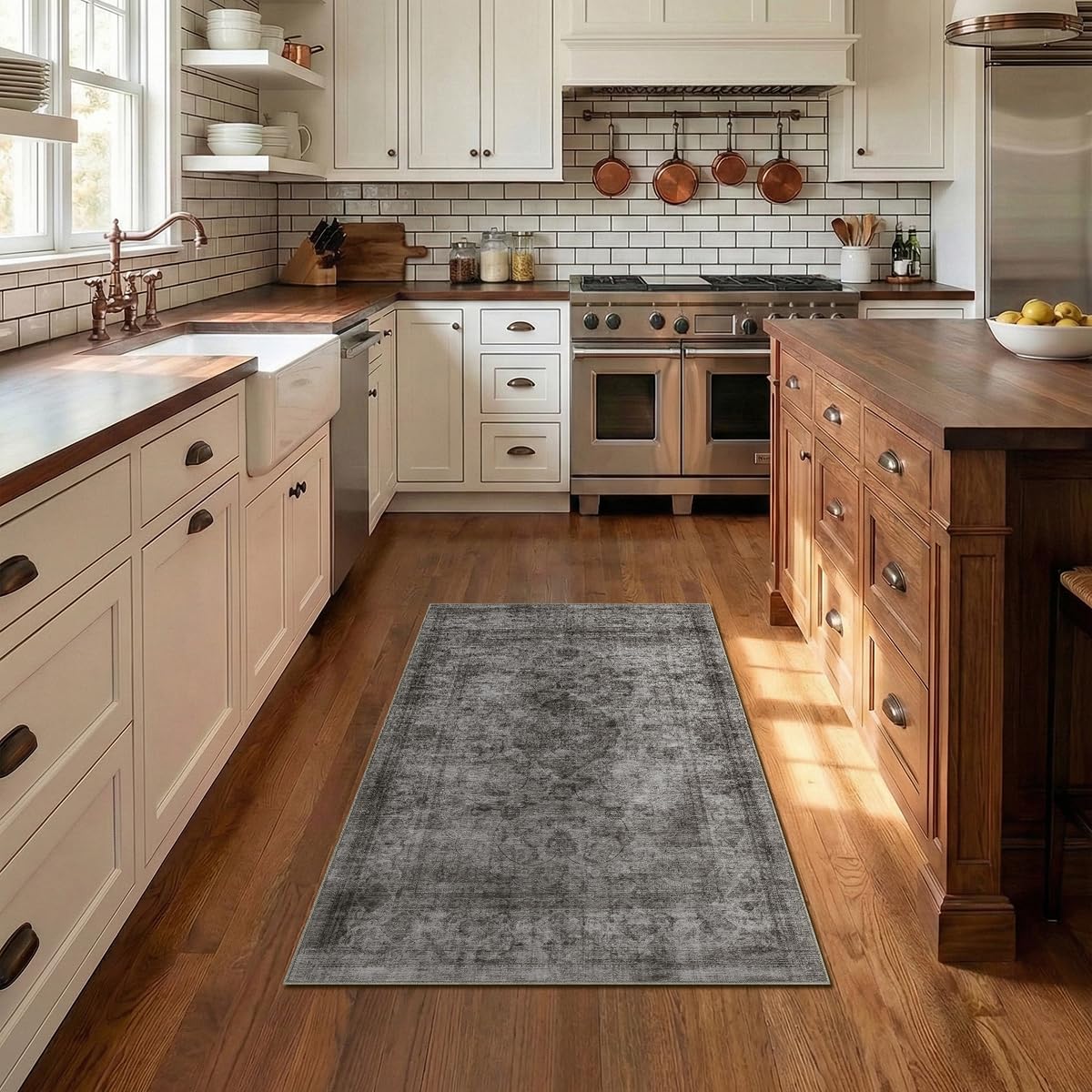Homemate Washable Rug 8x10 Area Rugs - Vintage Rugs for Living Room