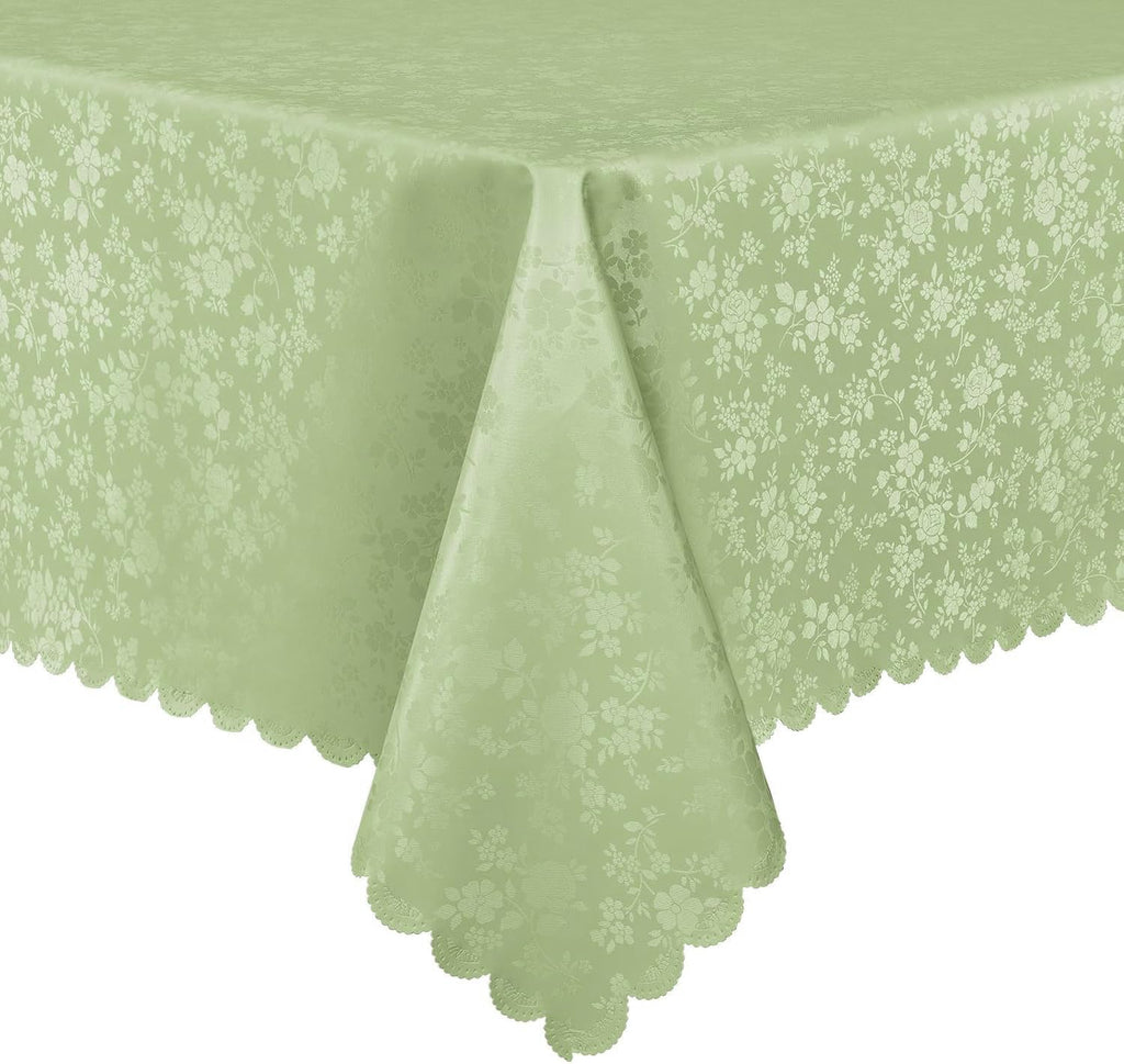 Smiry Rectangle Waterproof Heavy Duty Vinyl Tablecloths, 60 x 84 Inch