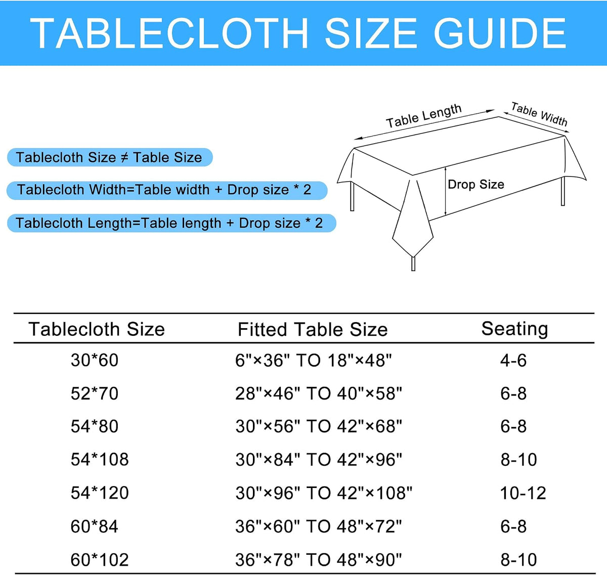 Hiasan Beige Faux Linen Rectangle Tablecloth 54 x 80 Inch for Dining Room