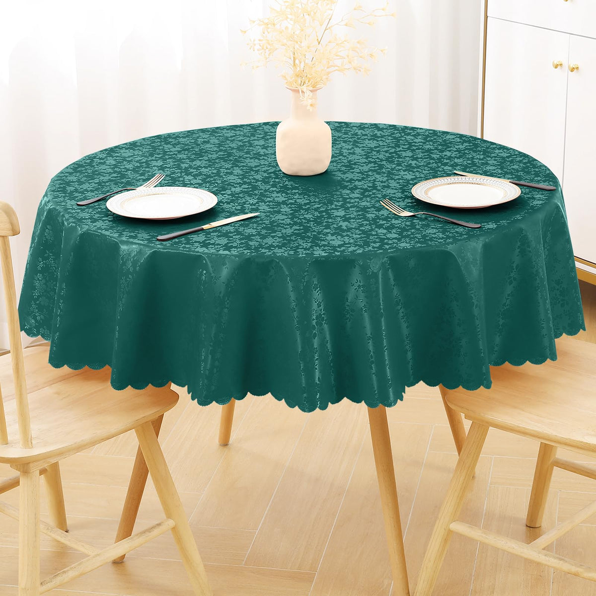 Smiry Rectangle Waterproof Heavy Duty Vinyl Tablecloths, 60 x 84 Inch