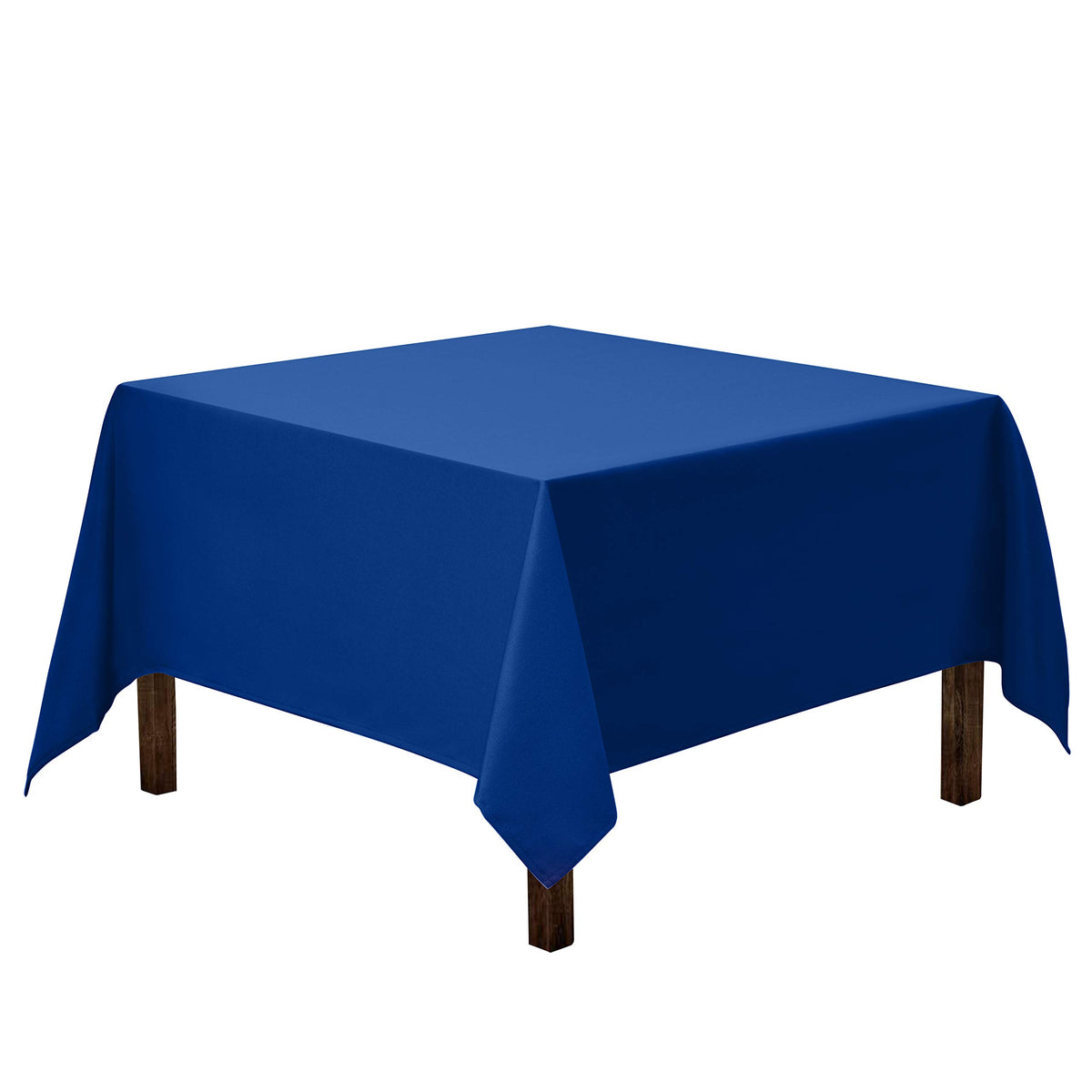 Gee Di Moda Square Tablecloth - 52 x 52 Inch Ivory Table Cloth for Small Square or Round Tables - Heavy Duty Washable Fabric - for Buffet Table, Holiday Party, Dinner, Wedding & Baby Shower