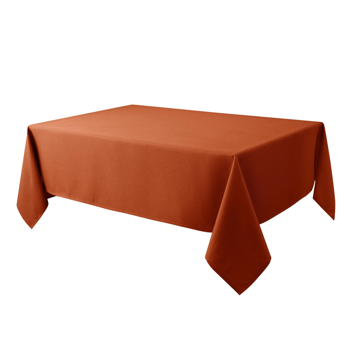 Textured Square Tablecloth-Fabric Spillproof Table Cloths-Natural 54x54"