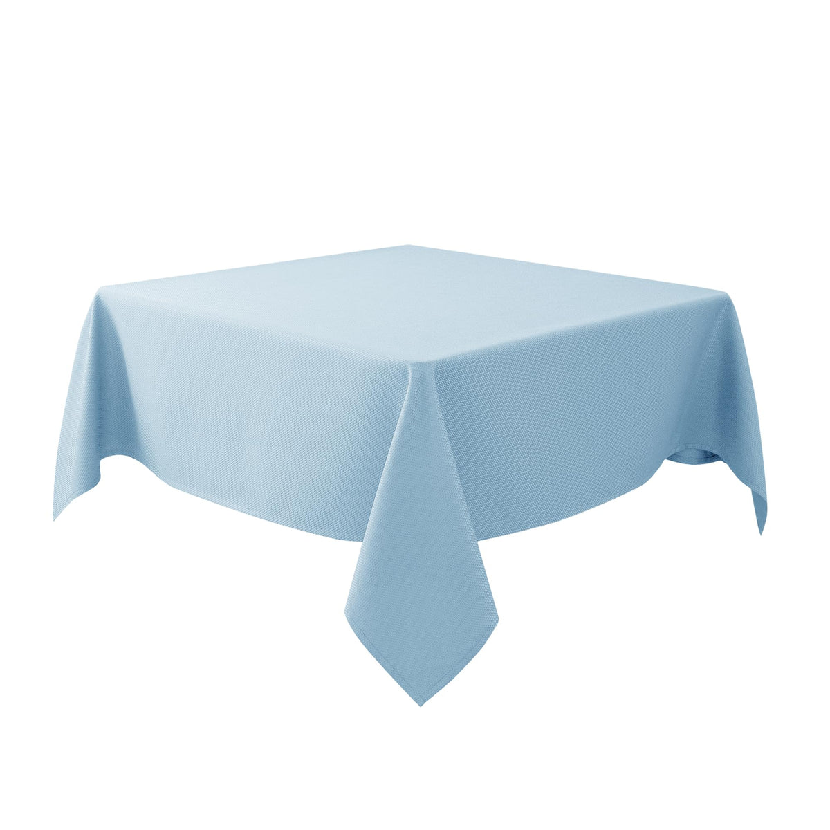 Textured Square Tablecloth-Fabric Spillproof Table Cloths-Natural 54x54"