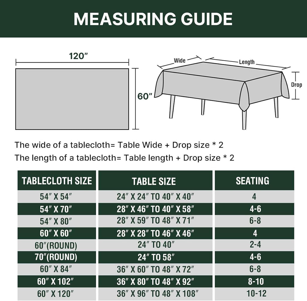 H.VERSAILTEX Linen Textured Table Cloths 60 x 120 Inch Premium Solid Tablecloth Spill-Proof Waterproof Table Cover for Dining Buffet Feature Extra Soft and Thick Fabric Wrinkle Free, Taupe