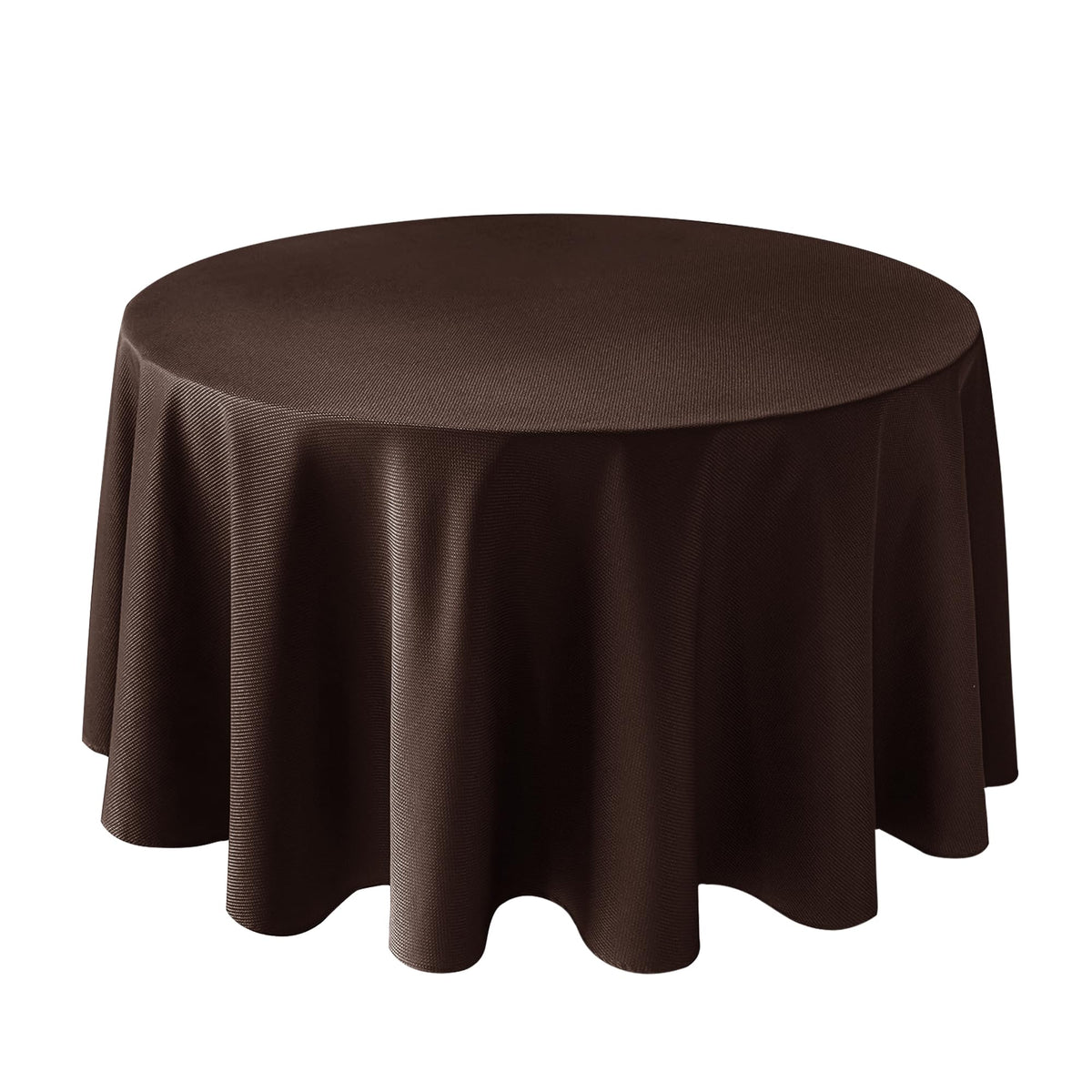 Textured Square Tablecloth-Fabric Spillproof Table Cloths-Natural 54x54"