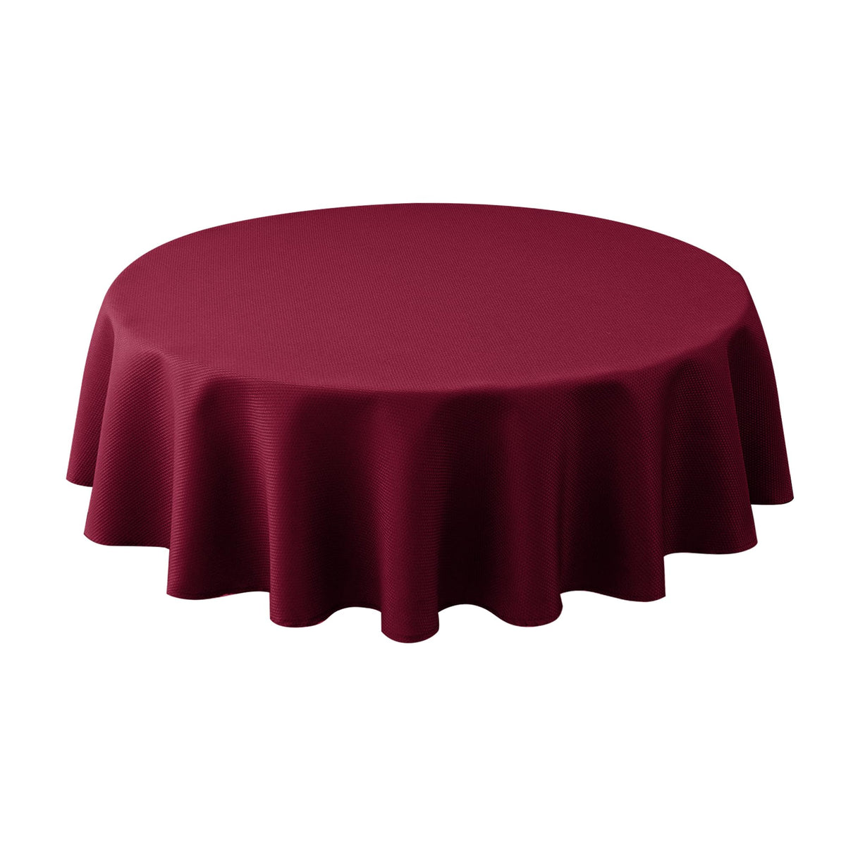 Textured Square Tablecloth-Fabric Spillproof Table Cloths-Natural 54x54"