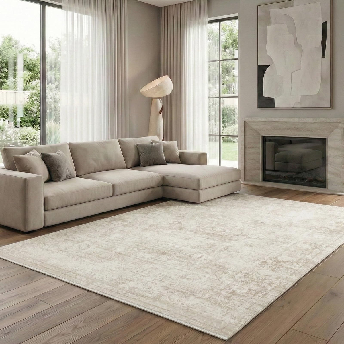 Homemate Washable Rug 8x10 Area Rugs - Vintage Rugs for Living Room