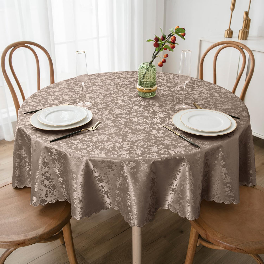 Smiry Rectangle Waterproof Heavy Duty Vinyl Tablecloths, 60 x 84 Inch