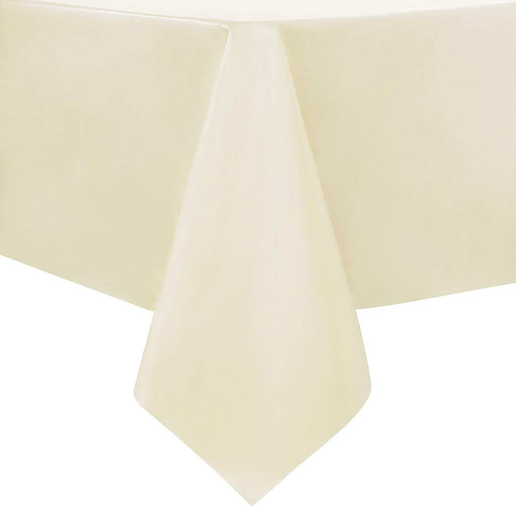 sancua Clear Plastic Table Cover Protector Waterproof Tablecloth 54x78 Inch