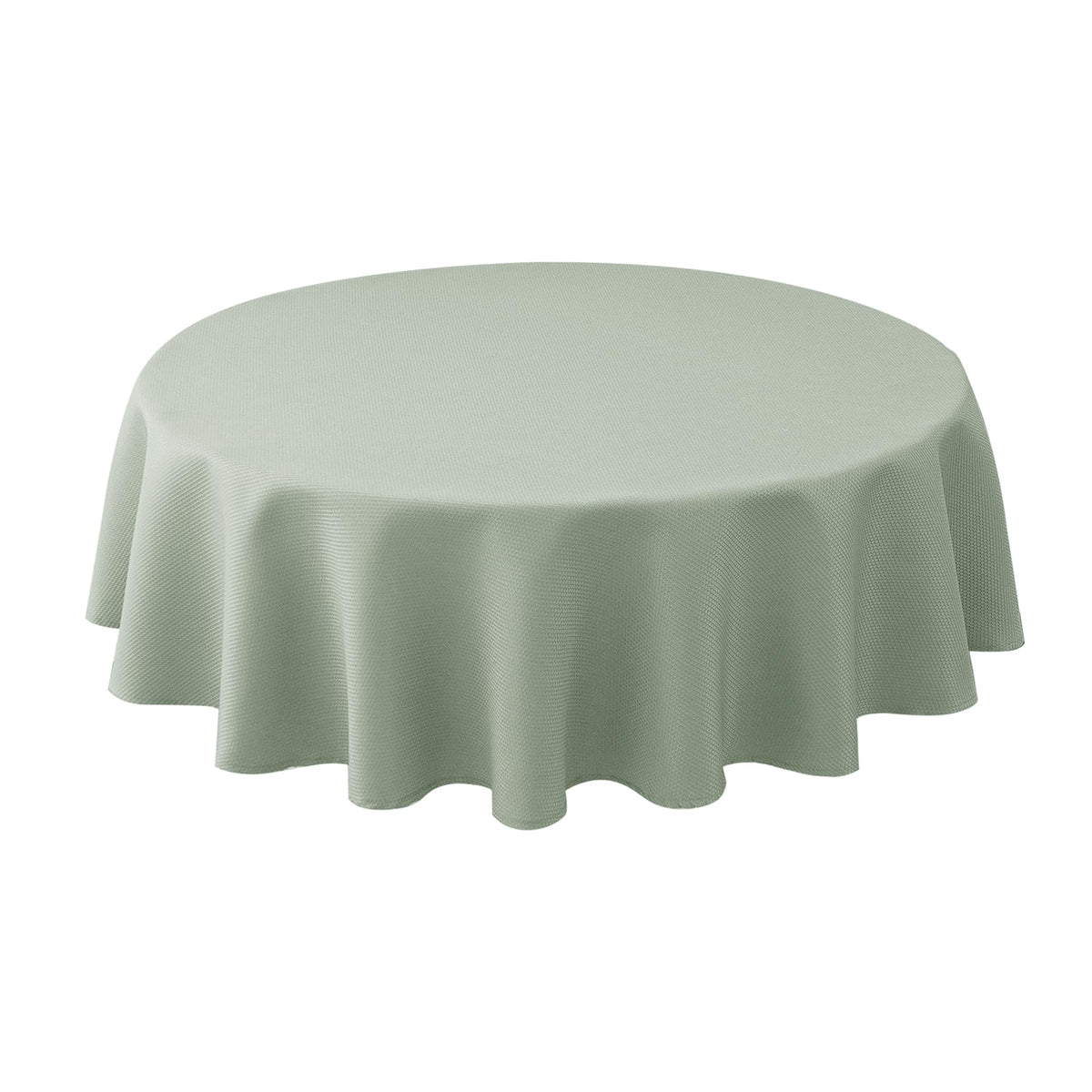 Textured Square Tablecloth-Fabric Spillproof Table Cloths-Natural 54x54"