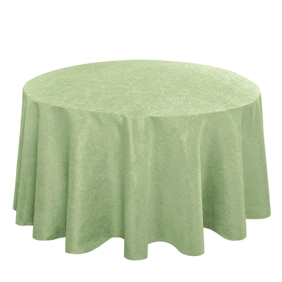 Hiasan Beige Faux Linen Rectangle Tablecloth 54 x 80 Inch for Dining Room