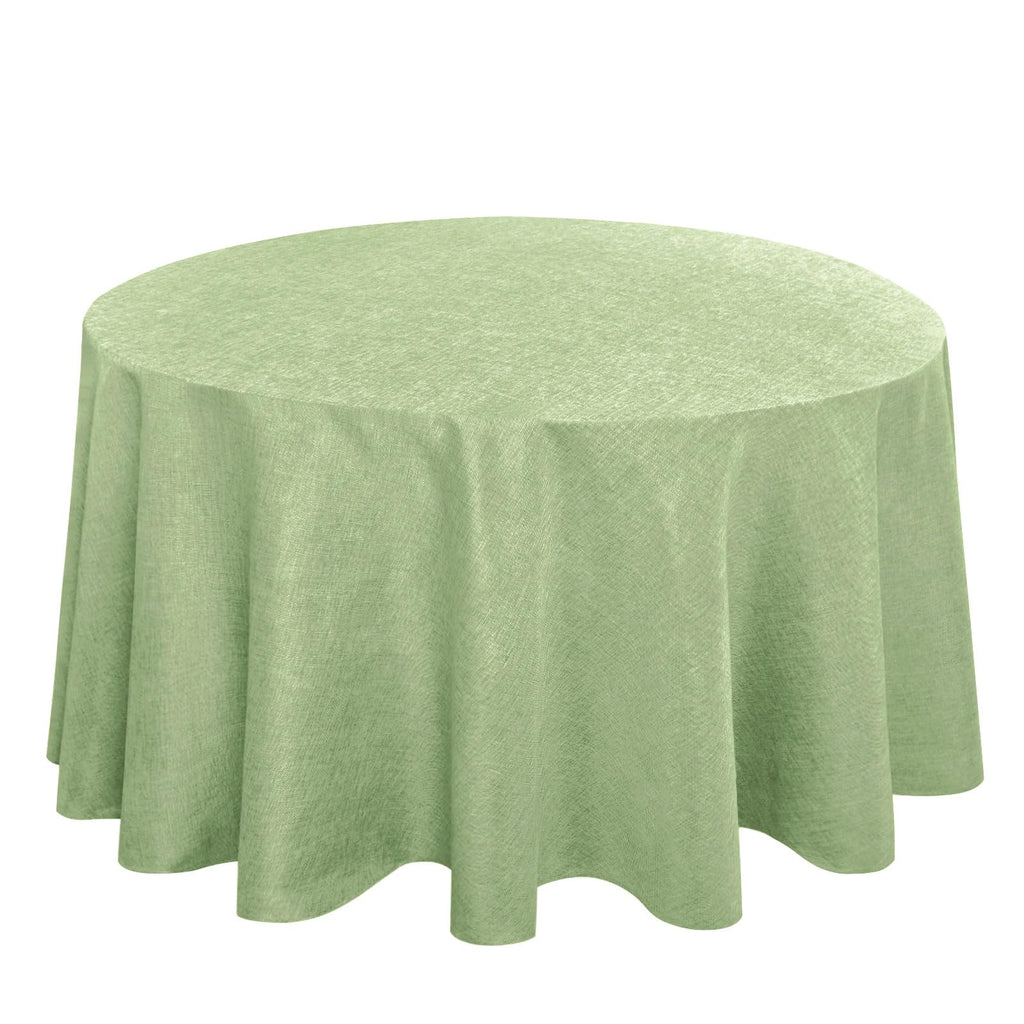 Hiasan Beige Faux Linen Rectangle Tablecloth 54 x 80 Inch for Dining Room