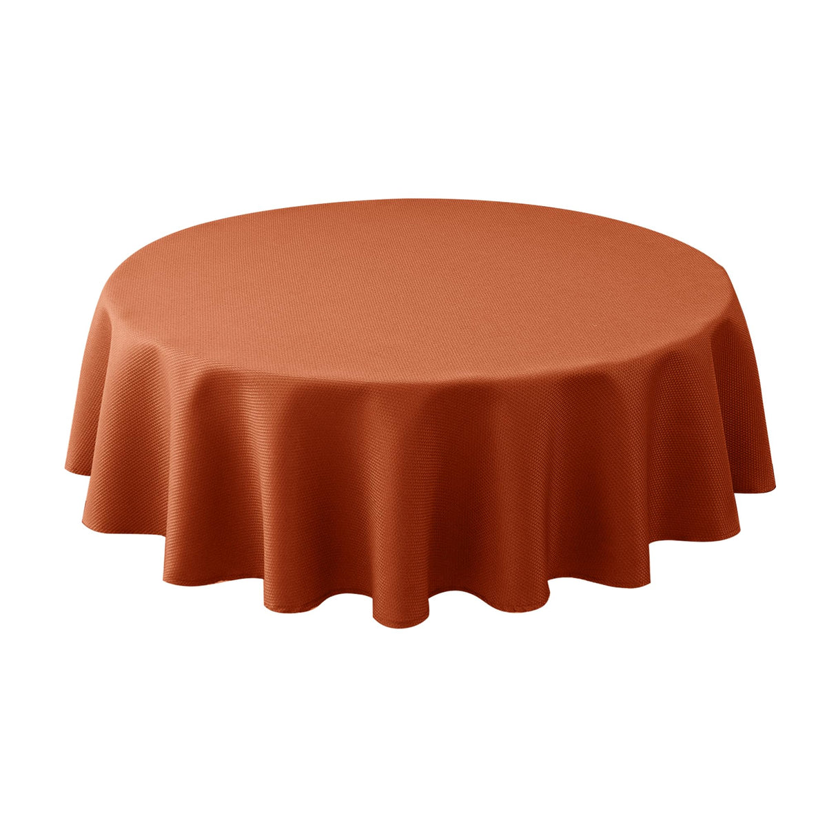 Textured Square Tablecloth-Fabric Spillproof Table Cloths-Natural 54x54"
