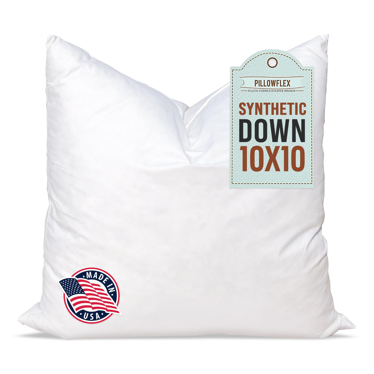 Pillowflex Synthetic Down Pillow Insert 24x24 in - Karate Chop Pillow