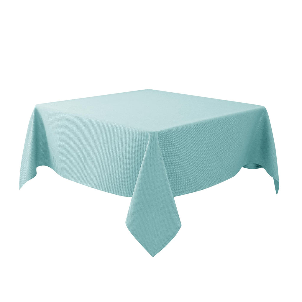 Textured Square Tablecloth-Fabric Spillproof Table Cloths-Natural 54x54"