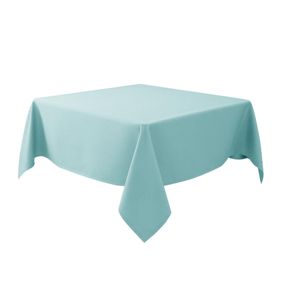 Textured Square Tablecloth-Fabric Spillproof Table Cloths-Natural 54x54"