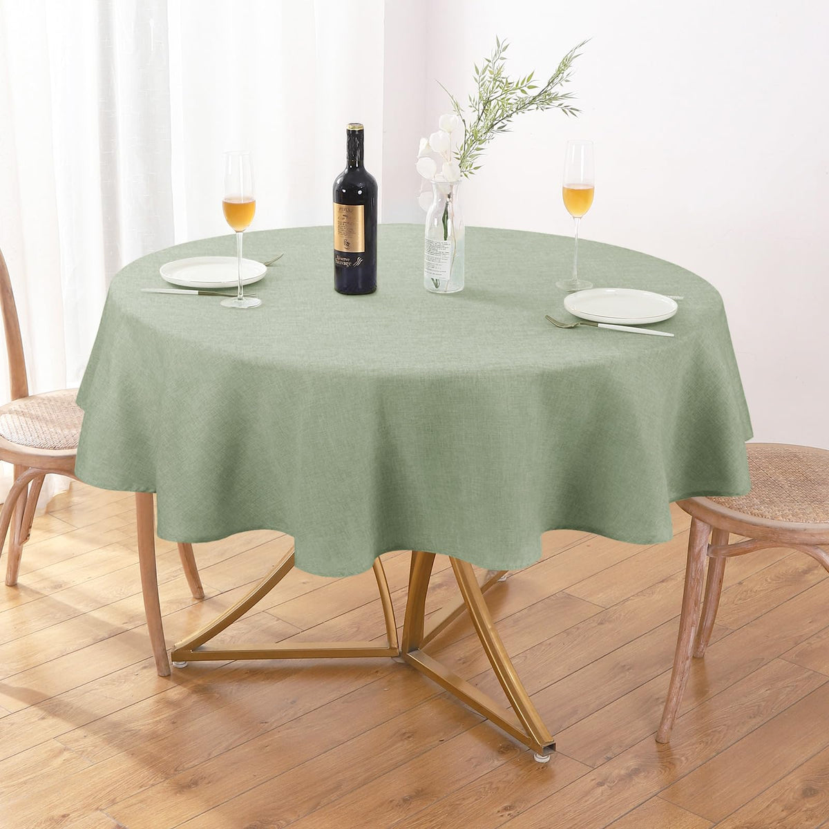 AUSSPVOCT Textured Table Cloth Rectangle 52 x 70 Inch Fall Tablecloth