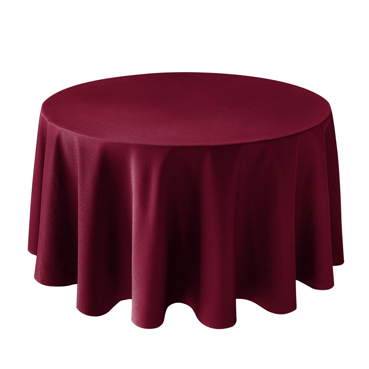 Textured Square Tablecloth-Fabric Spillproof Table Cloths-Natural 54x54"