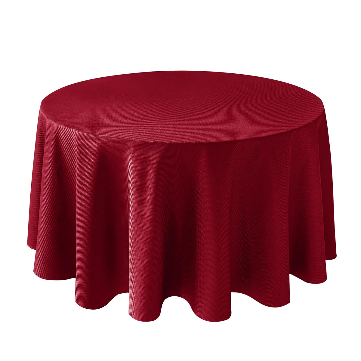 Textured Square Tablecloth-Fabric Spillproof Table Cloths-Natural 54x54"