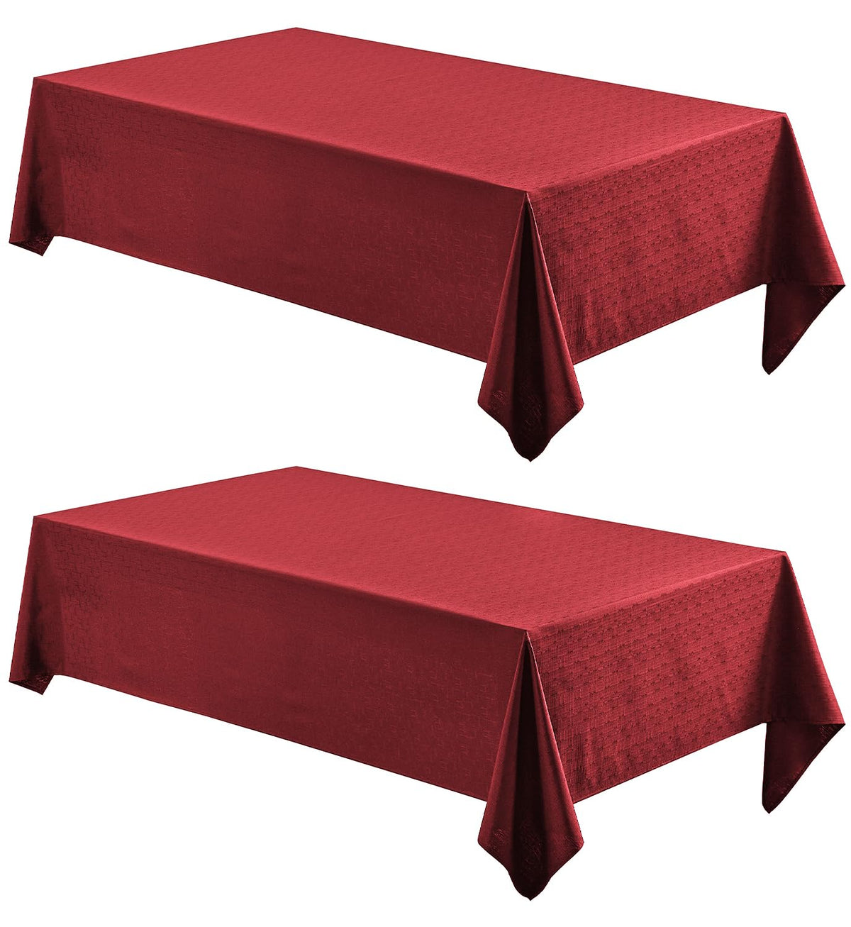 Veblandy Rectangle Tablecloth Waterproof Linen Textured Table Cloth Stain and Wrinkle Resistant Washable, Decorative Fabric Table Cover for Dining, Party and Camping (Sage Green, 52 * 70)