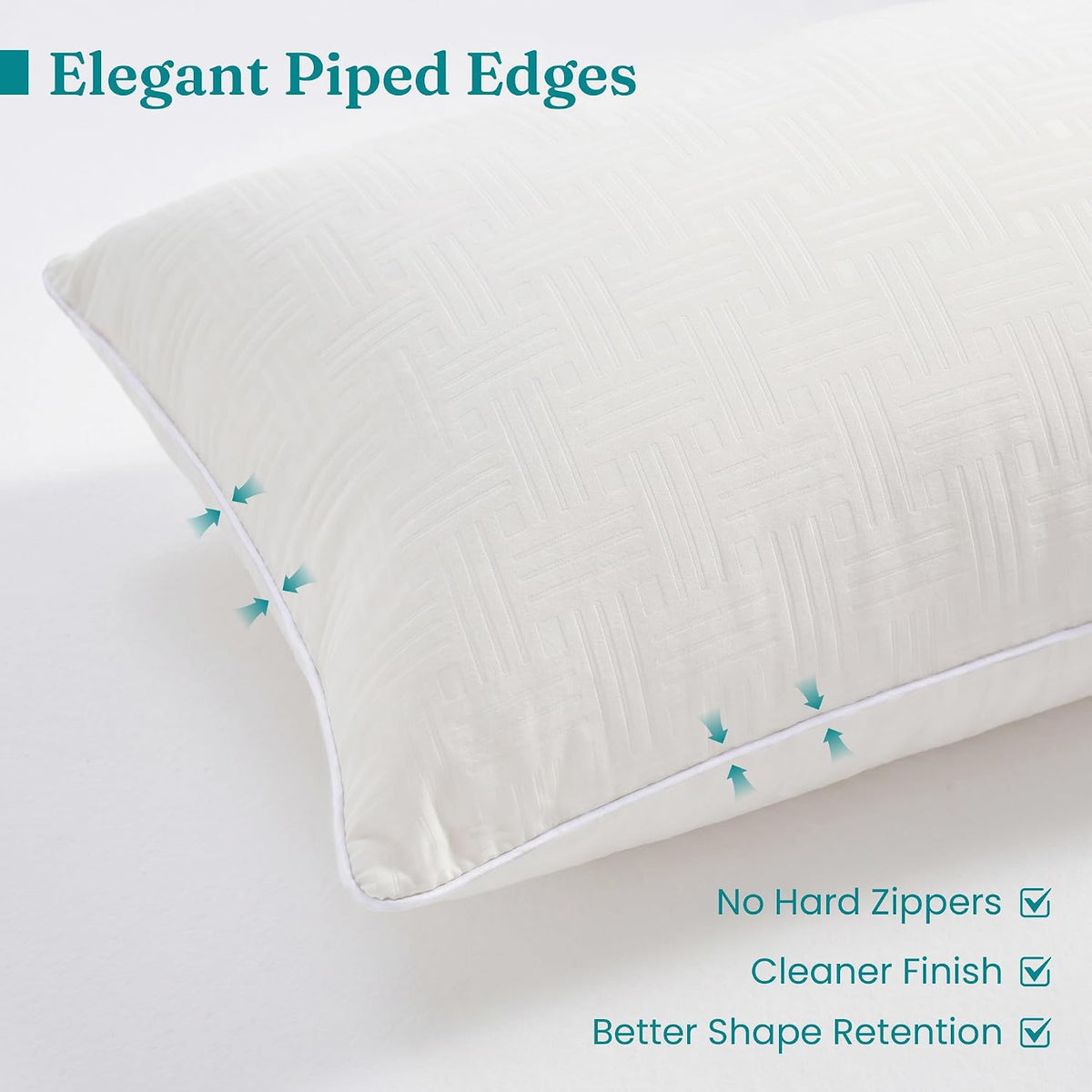 Oubonun 12x20 Inch Lumbar Pillow Inserts Set of 2, Decorative Pillows