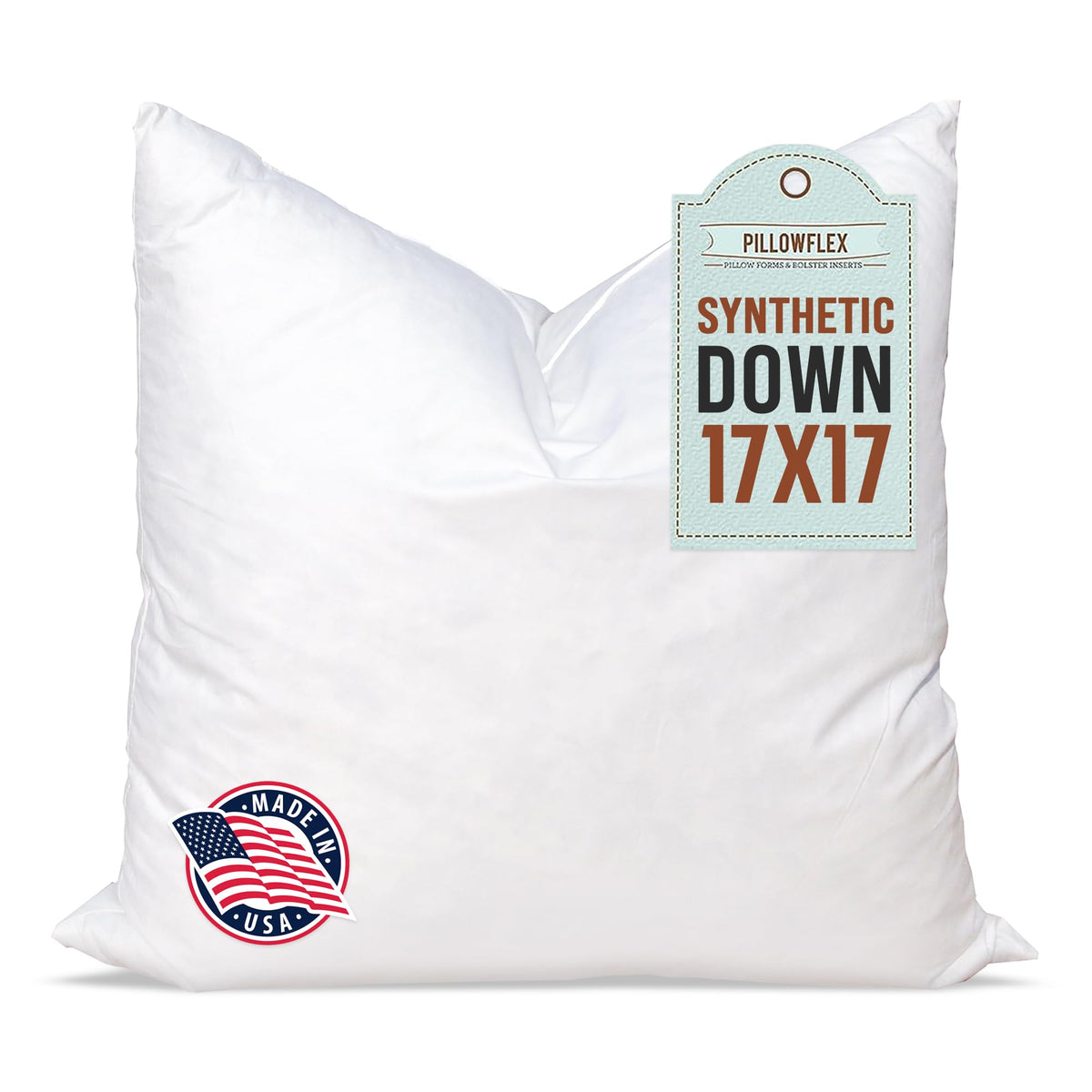 Pillowflex Synthetic Down Pillow Insert 24x24 in - Karate Chop Pillow