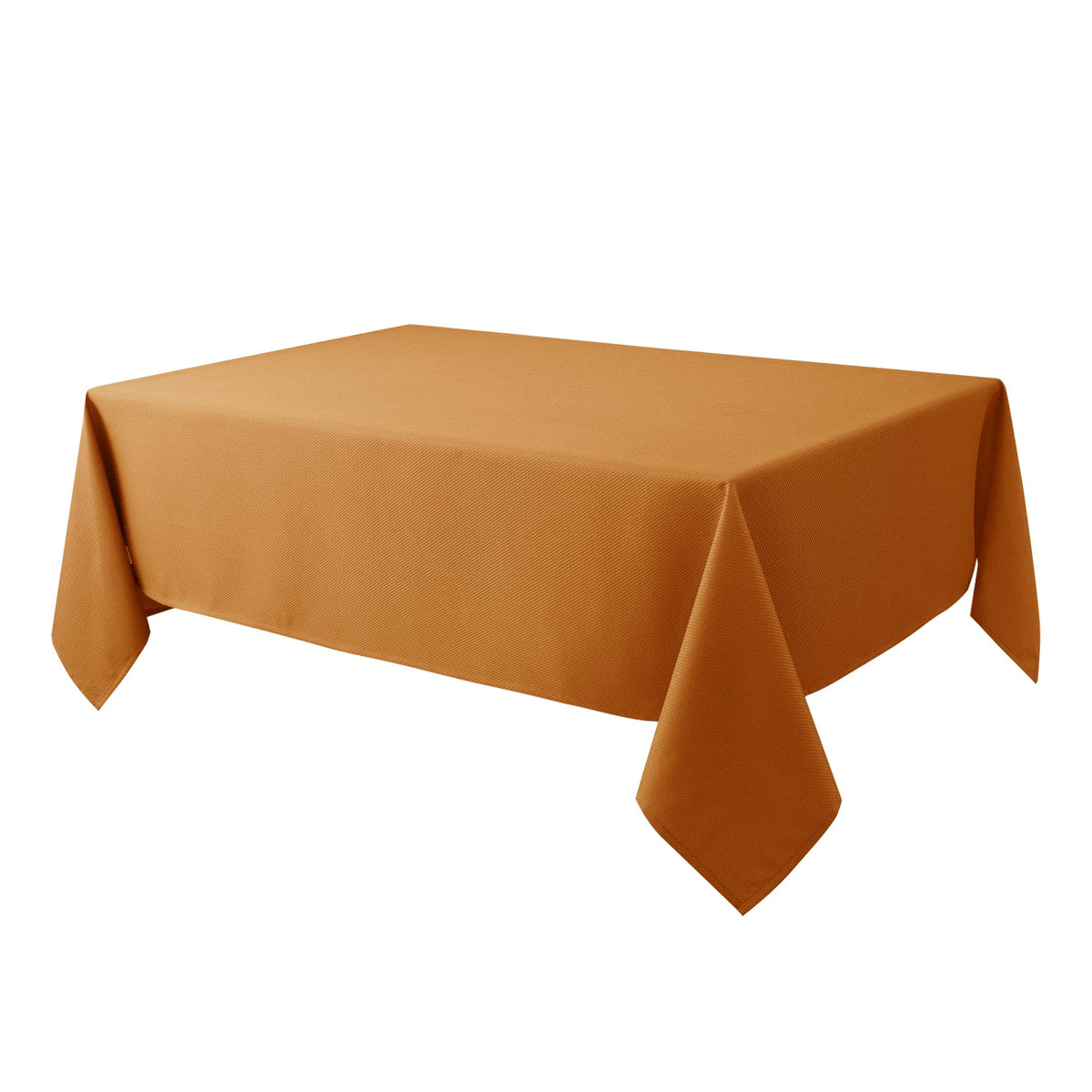 Textured Square Tablecloth-Fabric Spillproof Table Cloths-Natural 54x54"