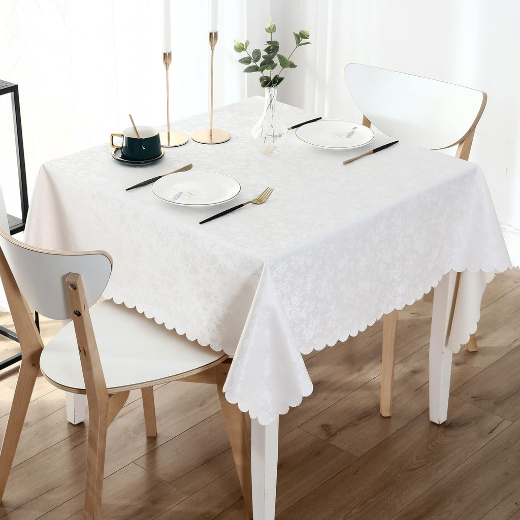 Smiry Rectangle Waterproof Heavy Duty Vinyl Tablecloths, 60 x 84 Inch