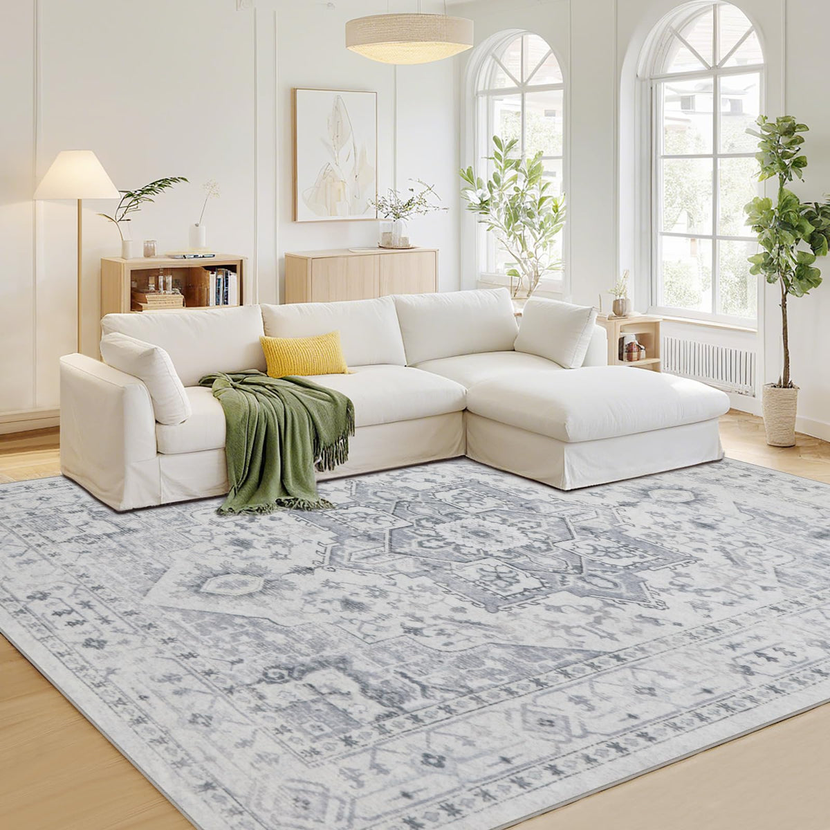 Washable Rugs 5x7 Area Rugs for Living Room,Bedroom,Dining Room Carpet