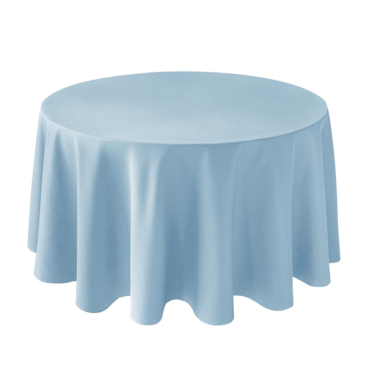 Textured Square Tablecloth-Fabric Spillproof Table Cloths-Natural 54x54"