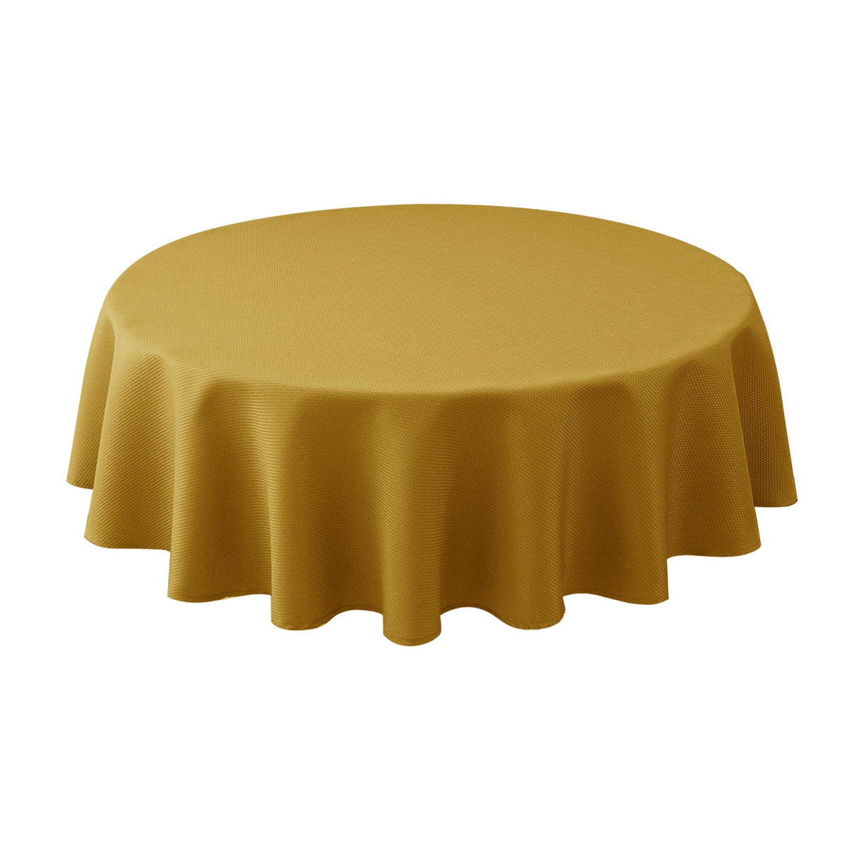 Textured Square Tablecloth-Fabric Spillproof Table Cloths-Natural 54x54"
