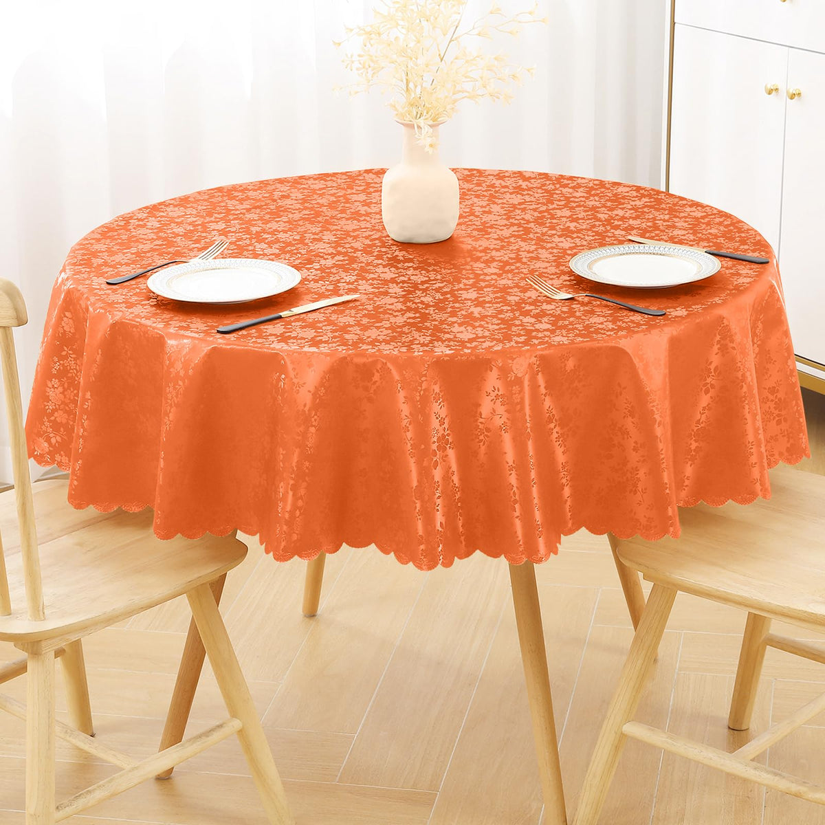 Smiry Rectangle Waterproof Heavy Duty Vinyl Tablecloths, 60 x 84 Inch