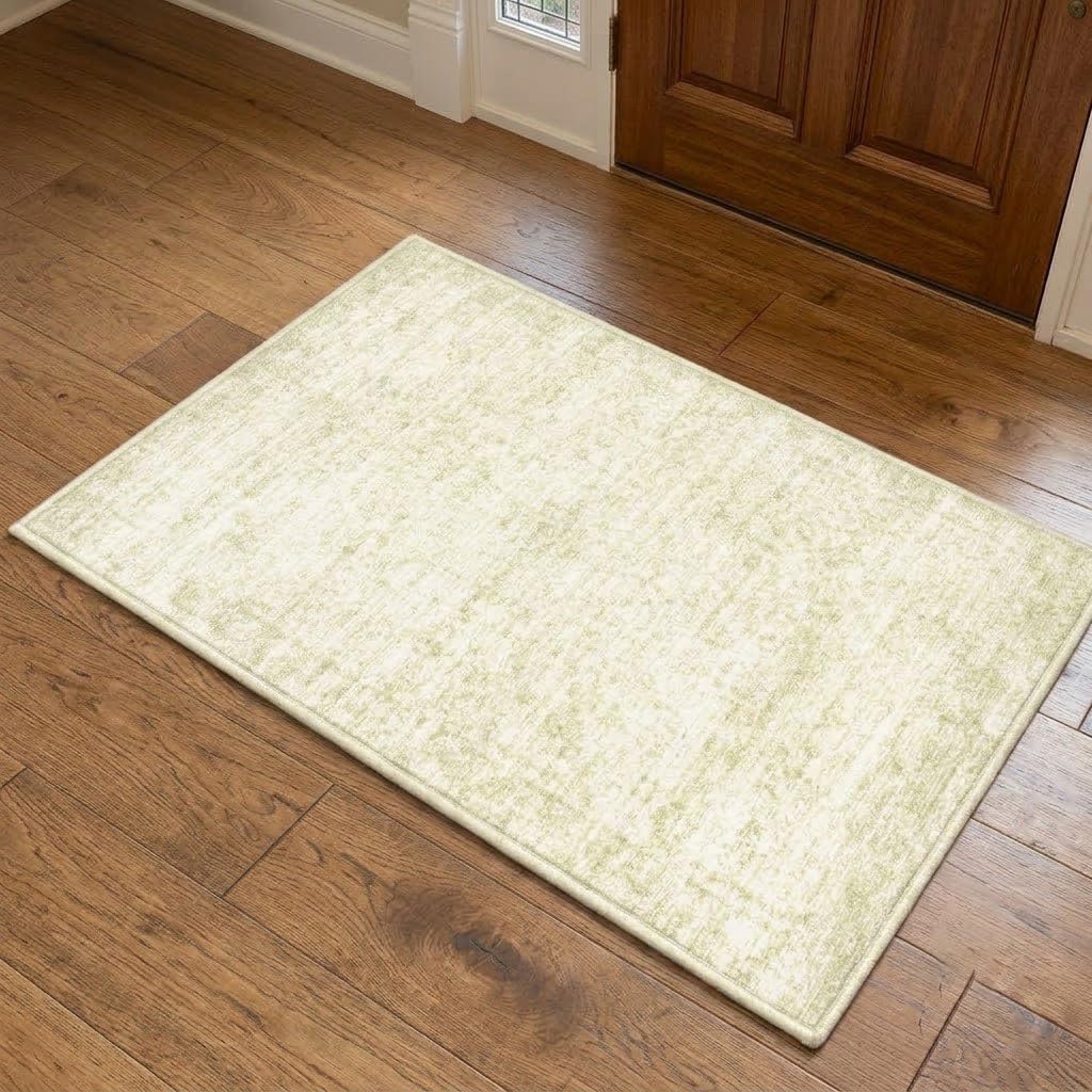 LIVELYGLOW 5x7 Washable Vintage Area Rug, Bedroom Dorm Rug