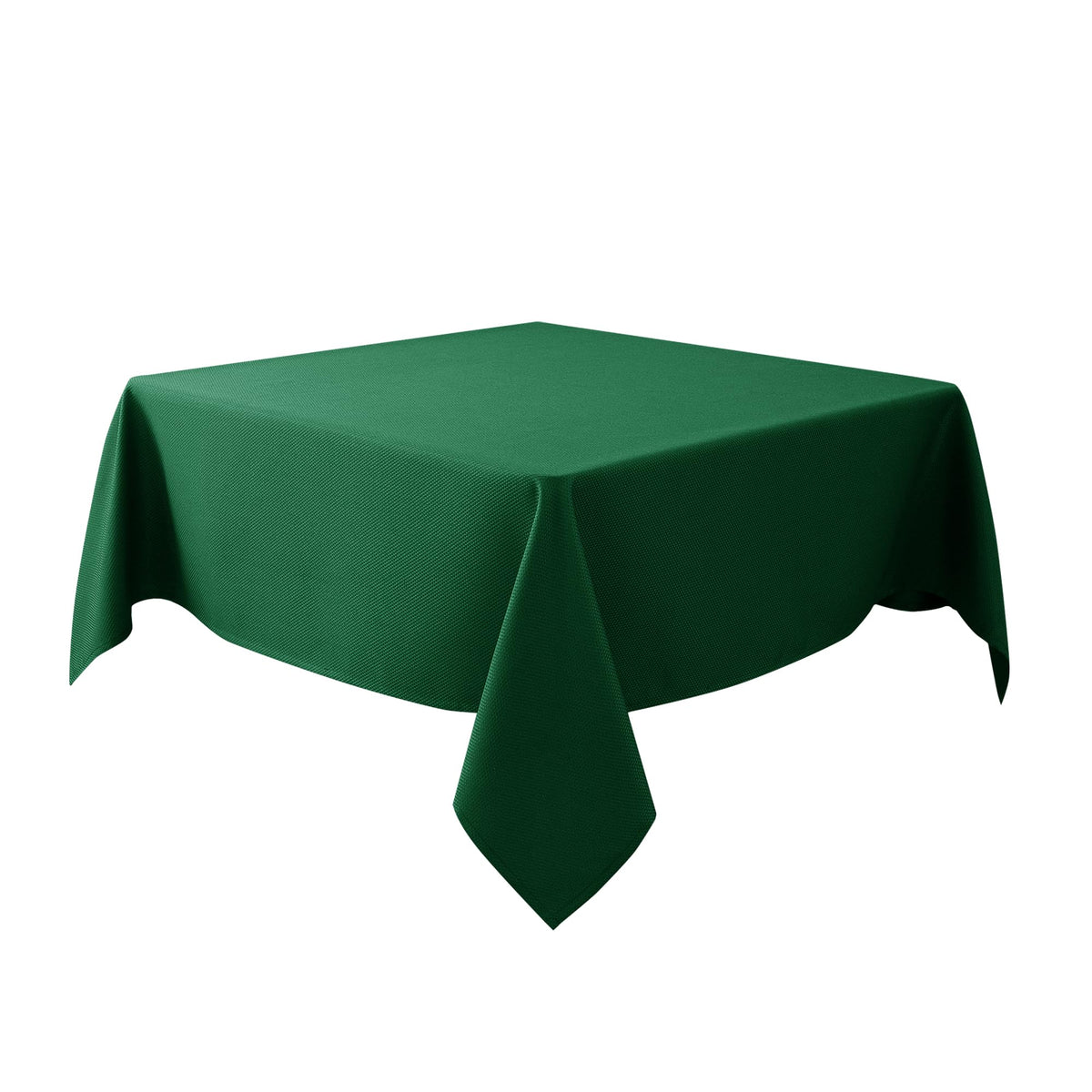 Textured Square Tablecloth-Fabric Spillproof Table Cloths-Natural 54x54"