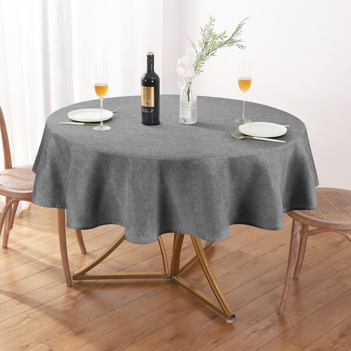 AUSSPVOCT Textured Table Cloth Rectangle 52 x 70 Inch Fall Tablecloth
