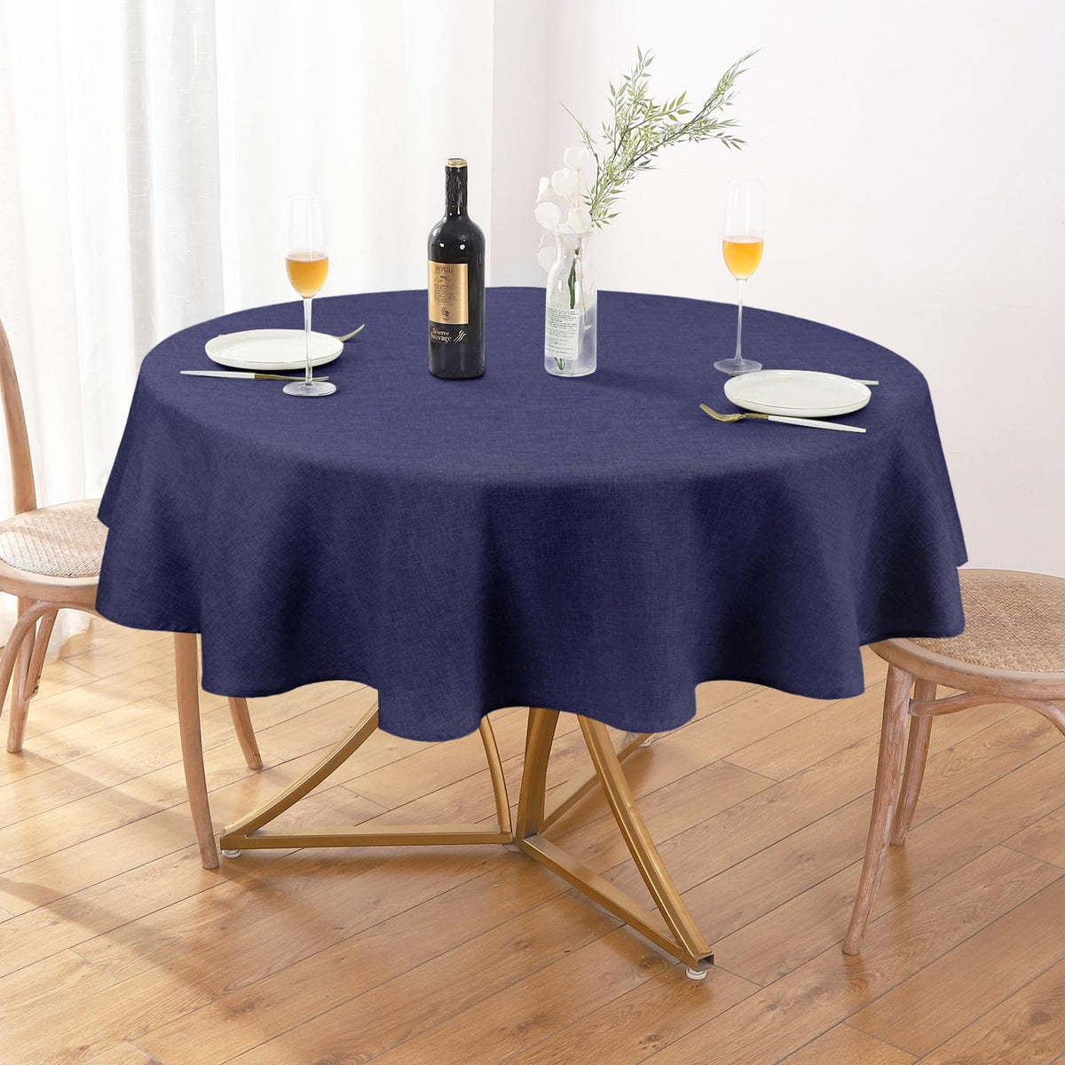 AUSSPVOCT Textured Table Cloth Rectangle 52 x 70 Inch Fall Tablecloth