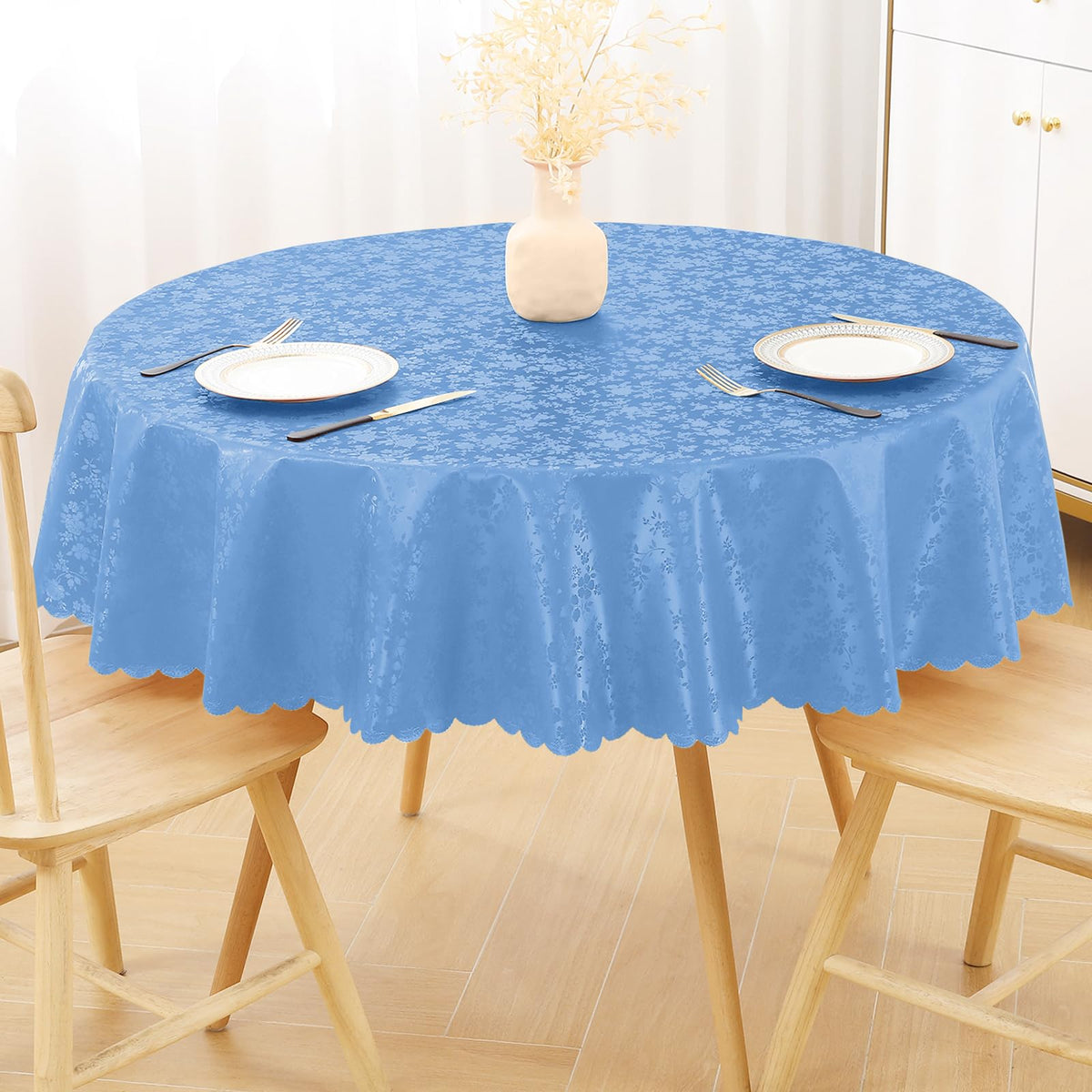 Smiry Rectangle Waterproof Heavy Duty Vinyl Tablecloths, 60 x 84 Inch