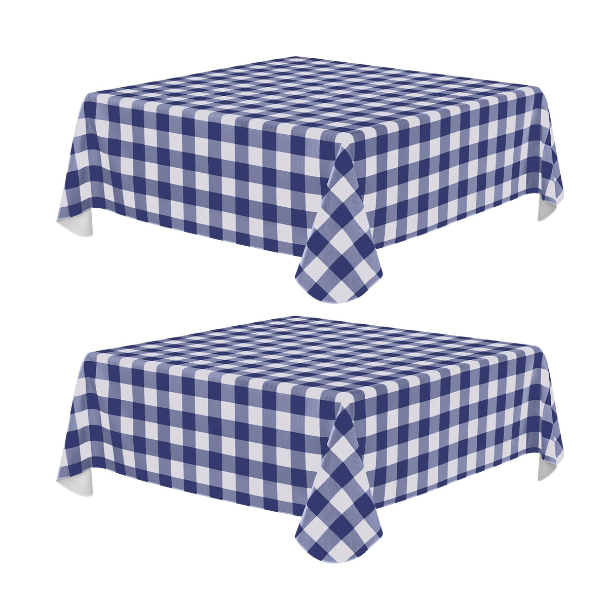 misaya Rectangular Waterproof Vinyl Table Cloth, Flannel Backed Tablecloth