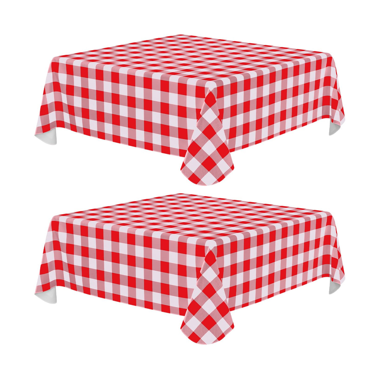 misaya Rectangular Waterproof Vinyl Table Cloth, Flannel Backed Tablecloth