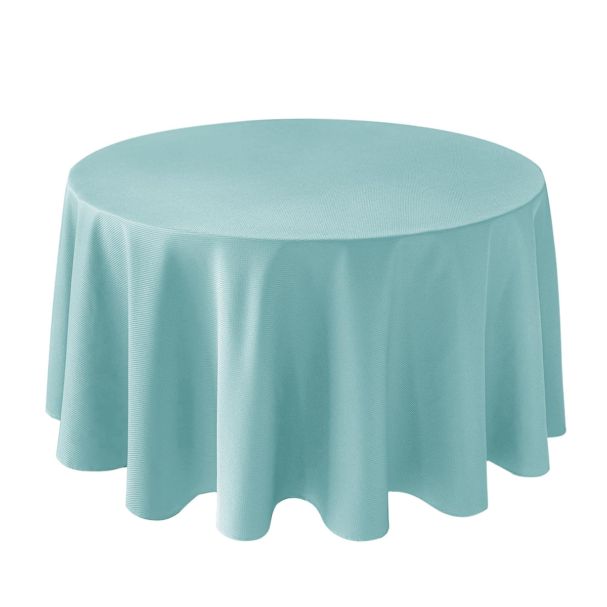 Textured Square Tablecloth-Fabric Spillproof Table Cloths-Natural 54x54"