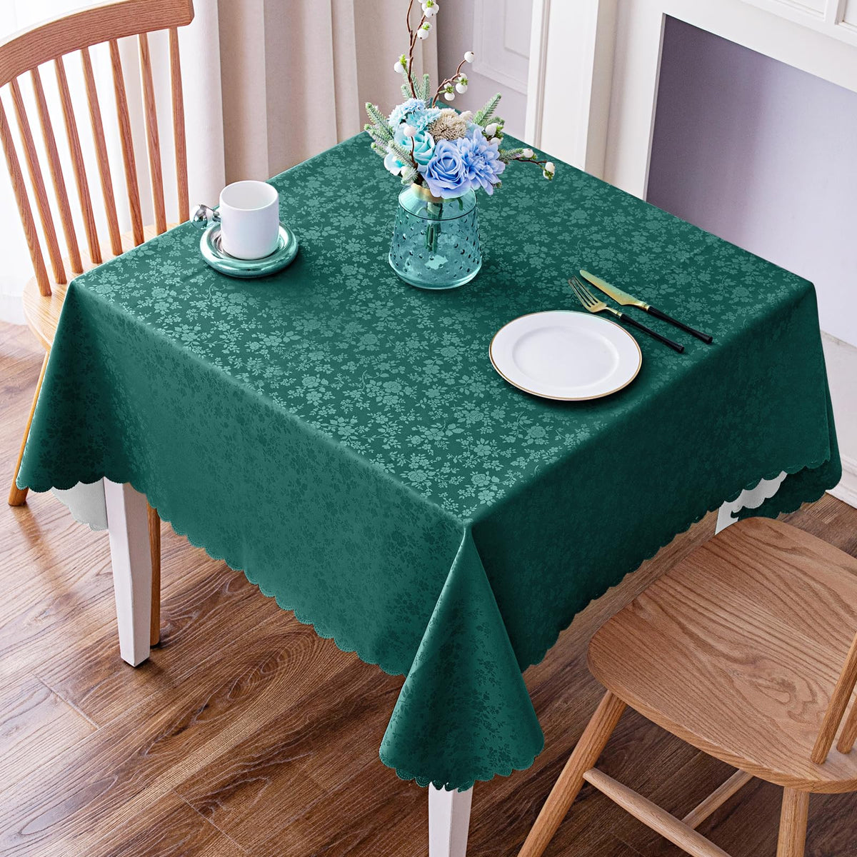 Smiry Rectangle Waterproof Heavy Duty Vinyl Tablecloths, 60 x 84 Inch