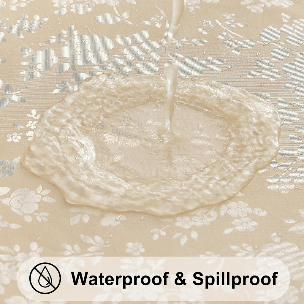 Smiry Rectangle Waterproof Heavy Duty Vinyl Tablecloths, 60 x 84 Inch