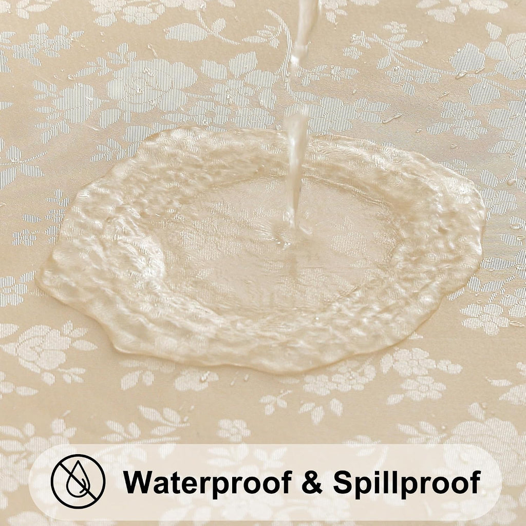 Smiry Rectangle Waterproof Heavy Duty Vinyl Tablecloths, 60 x 84 Inch