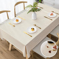 Rectangle Table Cloth,100% Waterproof Tablecloth Oil Proof Spill Proof Vinyl Table Cloth, Wipe Clean Plastic Table Cover for Dining, Camping, Indoor and Outdoor 52" x 70",Leaves