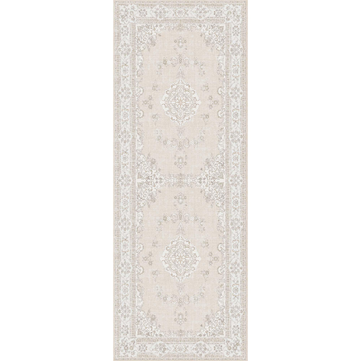 Soft Pink Rug for Girls Room: 5x8 Vintage Washable Carpet Bedroom Nursery