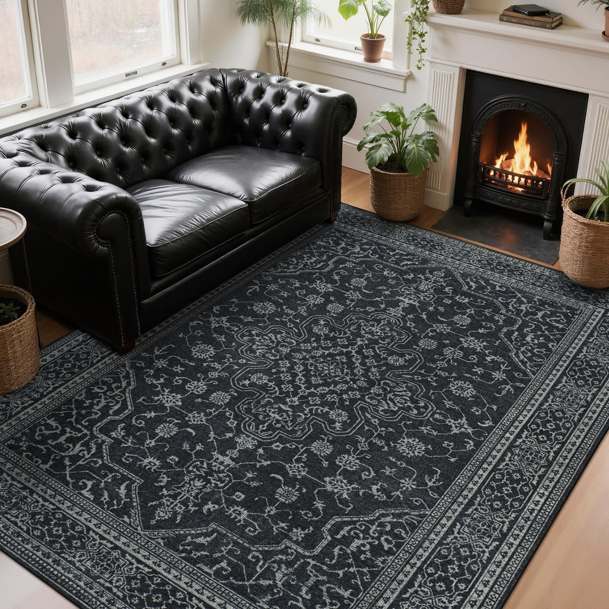 Washable Rugs 8x10 Area Rugs for Living Room,Bedroom,Dining Room,Nursery